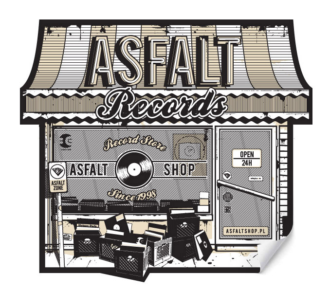 Asfalt Shop Sticker